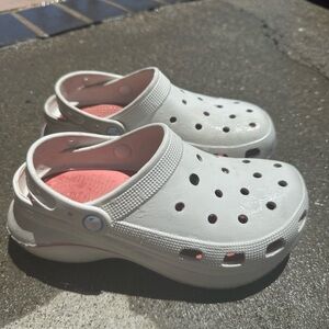 Kids White and Pink Water Shoes